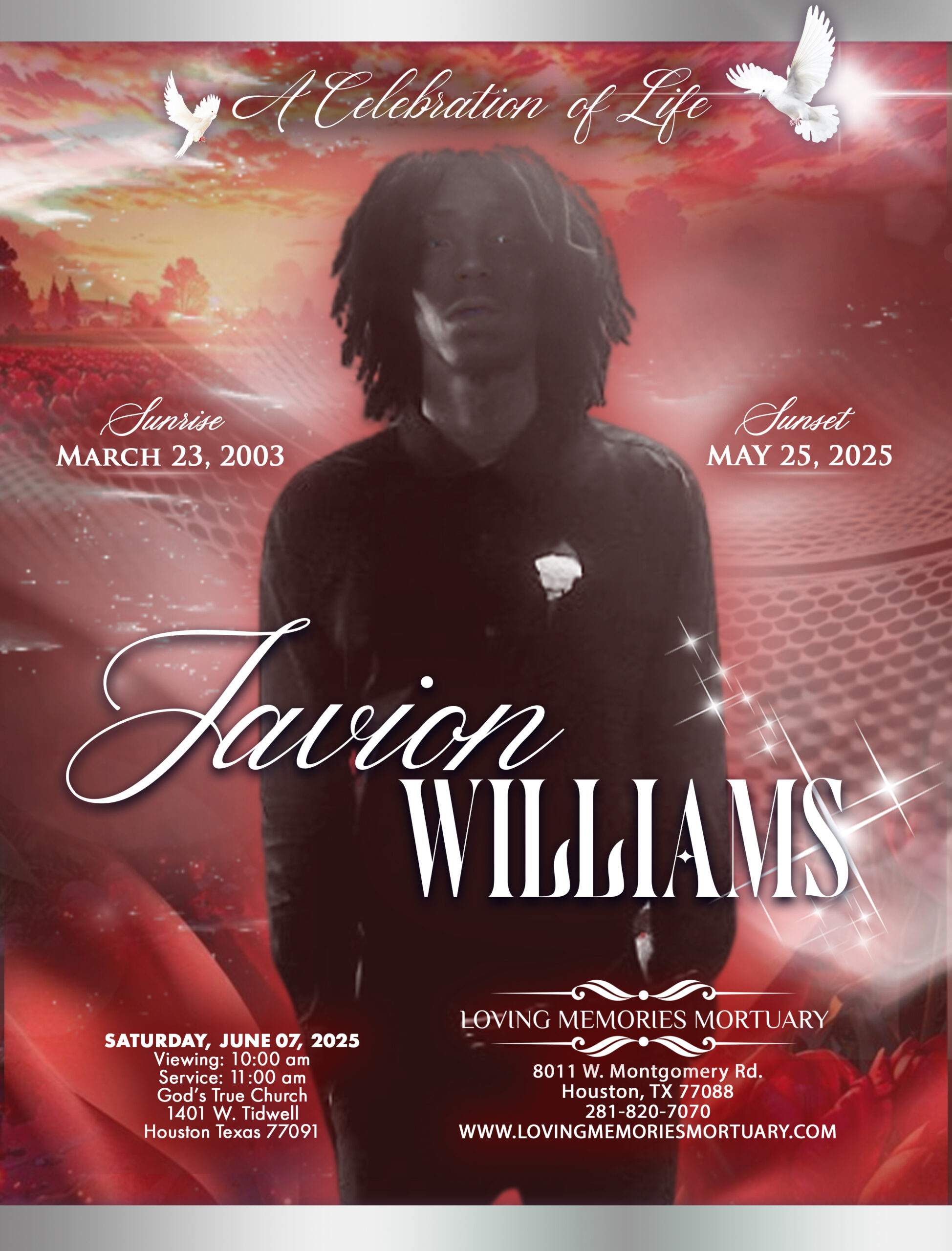 Javion Williams 2003-2025