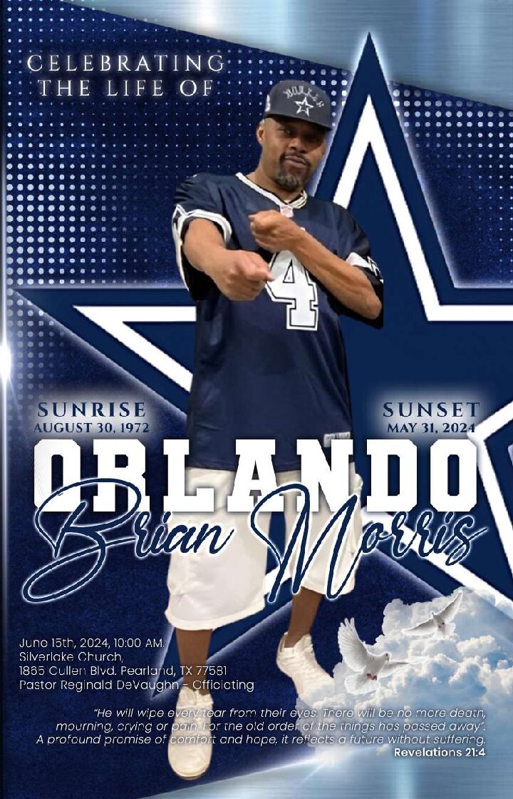 Orlando Brian Morris 1972 – 2024