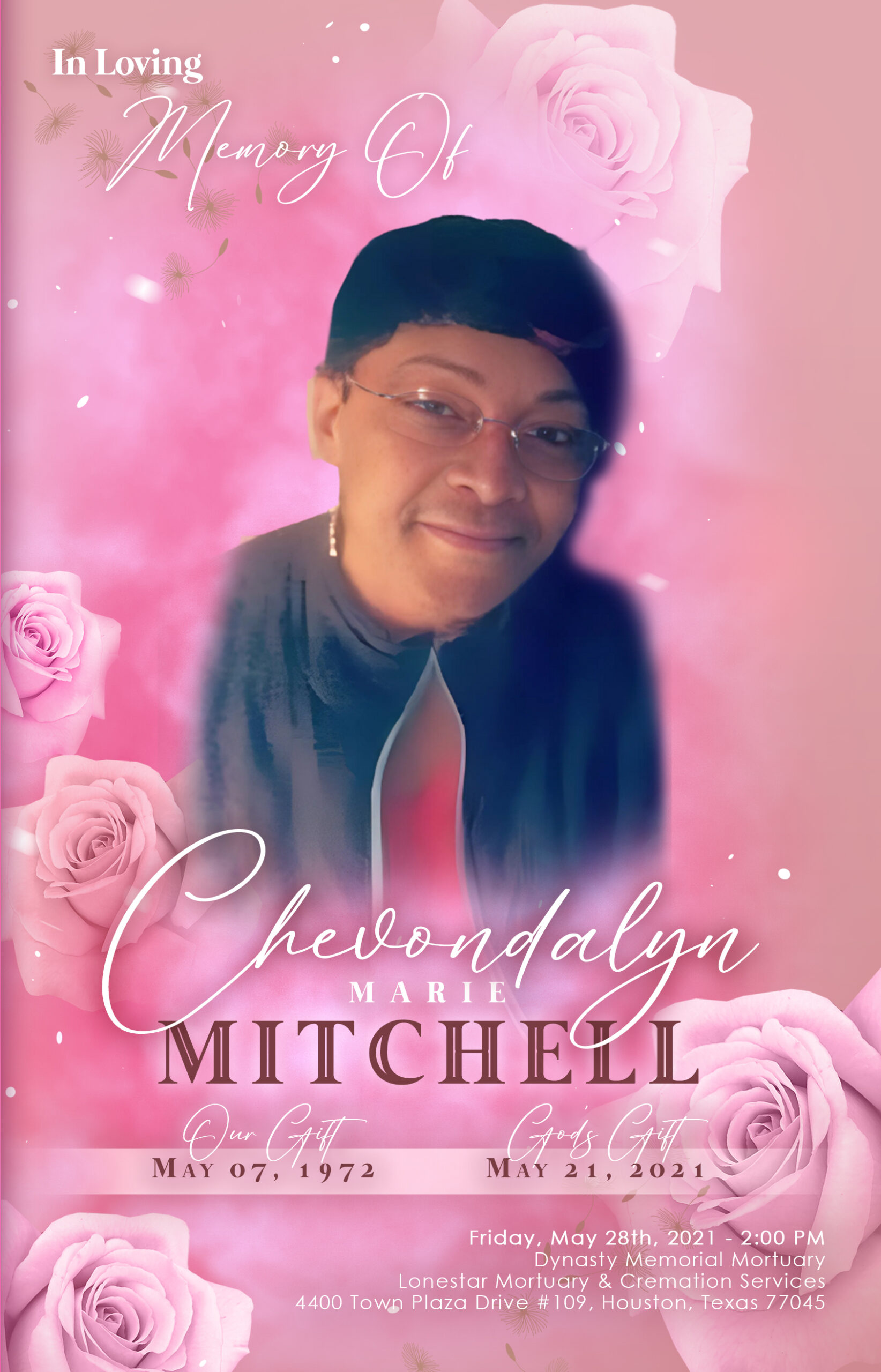 Chevondalyn Marie Mitchell 1972-2021