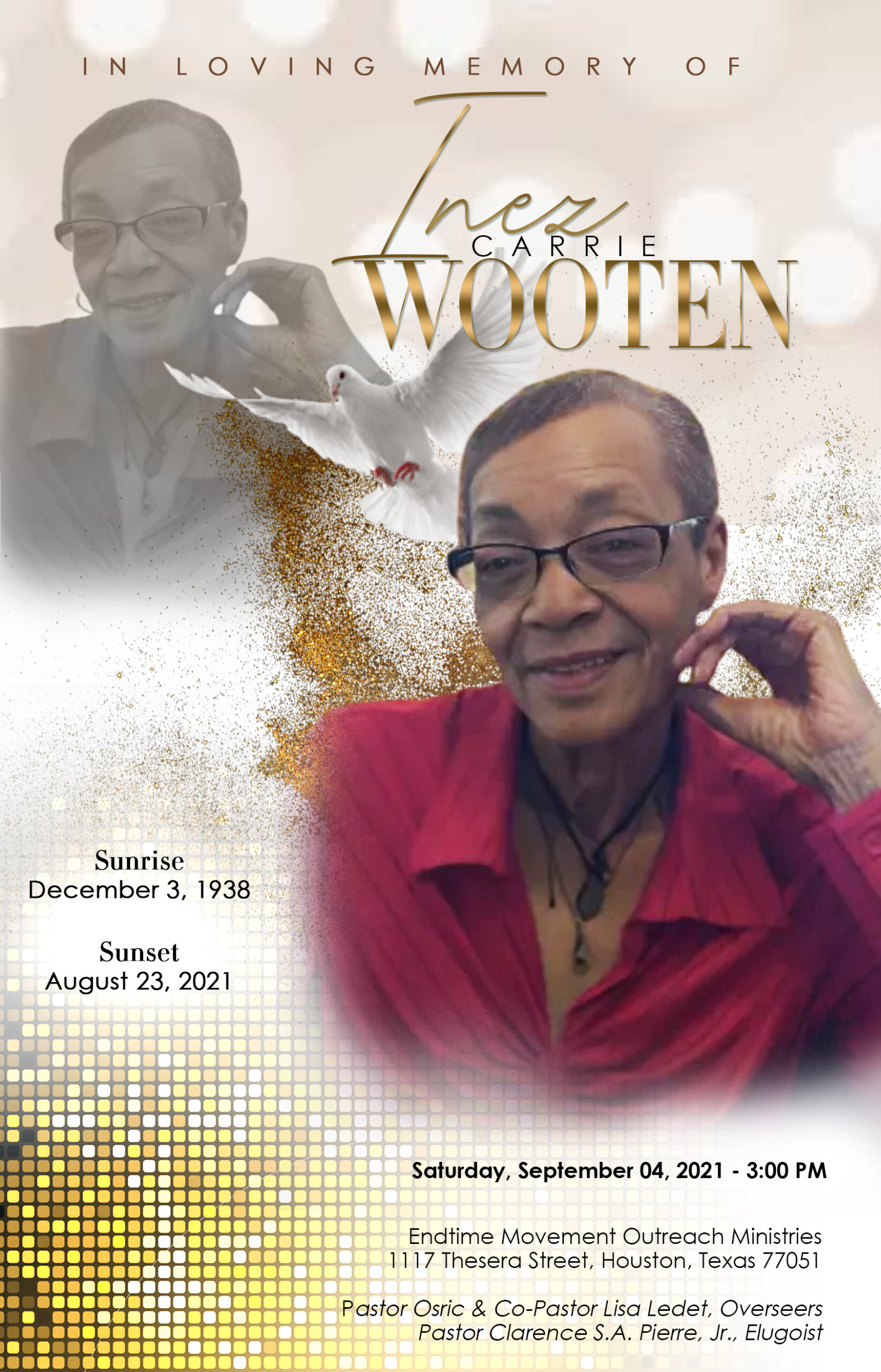 Inez Carrie Wooten 1938-2021