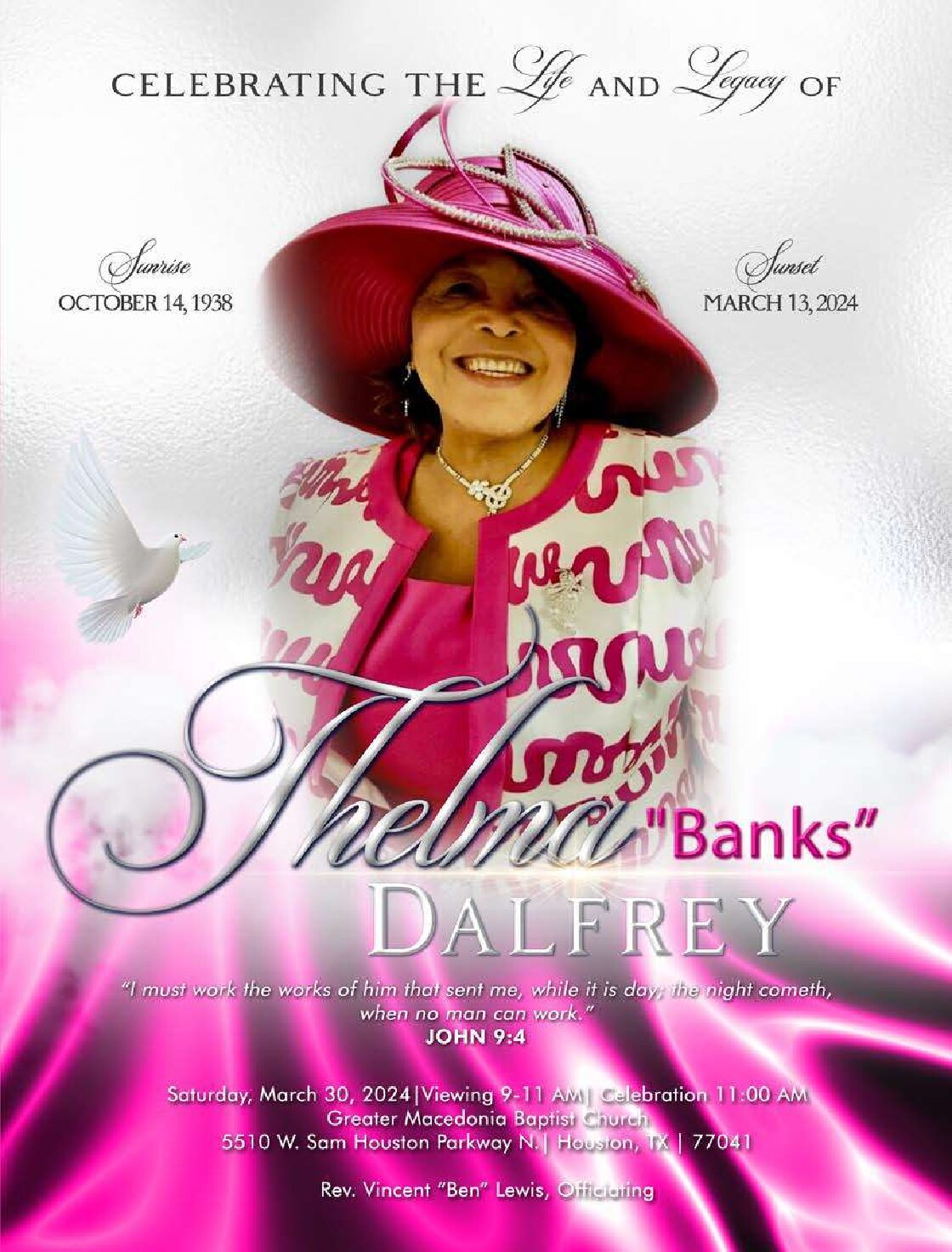 Thelma Banks Dalfrey 1938-2024