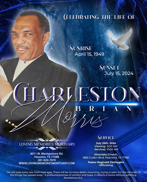 Charleston Brian Morris 1949-2024